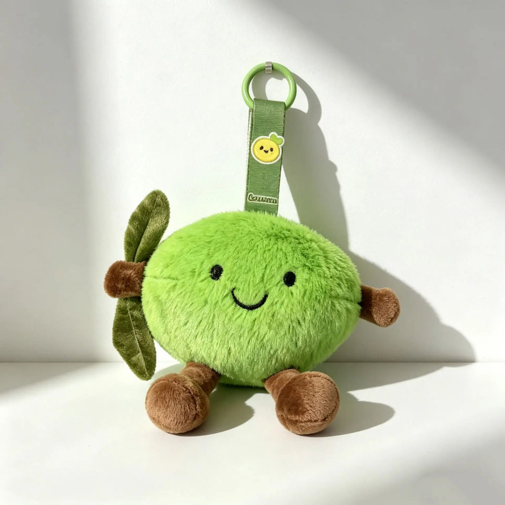 Fruit and vegetable pendant toys, soothing dolls, plush key chain pendants, finished products, ideas, package hanging dolls.