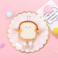 Cartoon Toast Bread Plush Wallet Children Coin Purse Earphone Bag Coin Key Bag Doll Bag Pendant Birthday