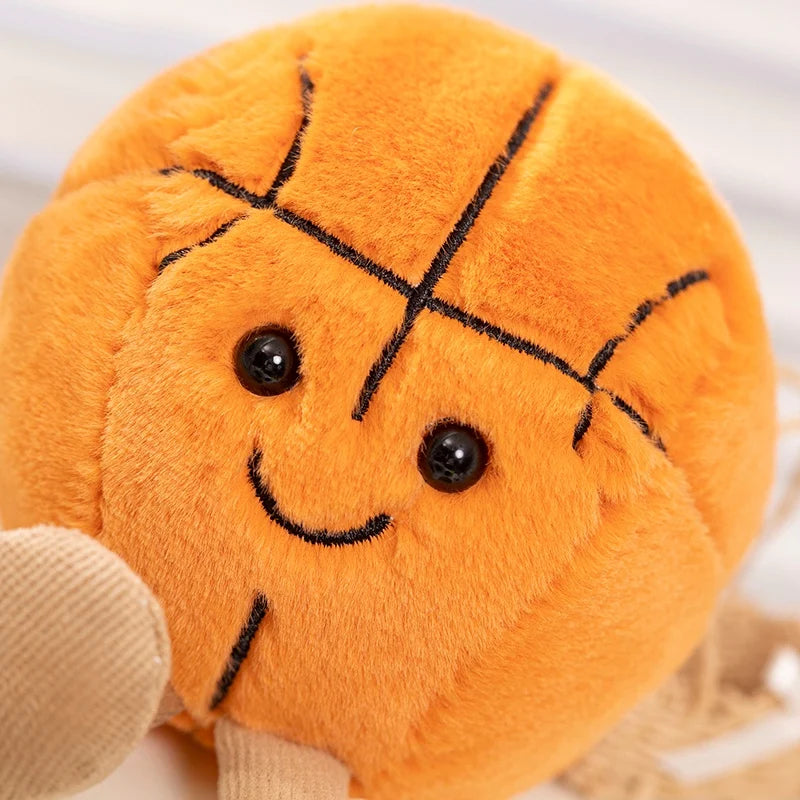 Adorable Basketball Football Tennis Baseball Billiards Plush Toys Soft Stuffed Balls Pillow Christmas Birthday Presents for Boys