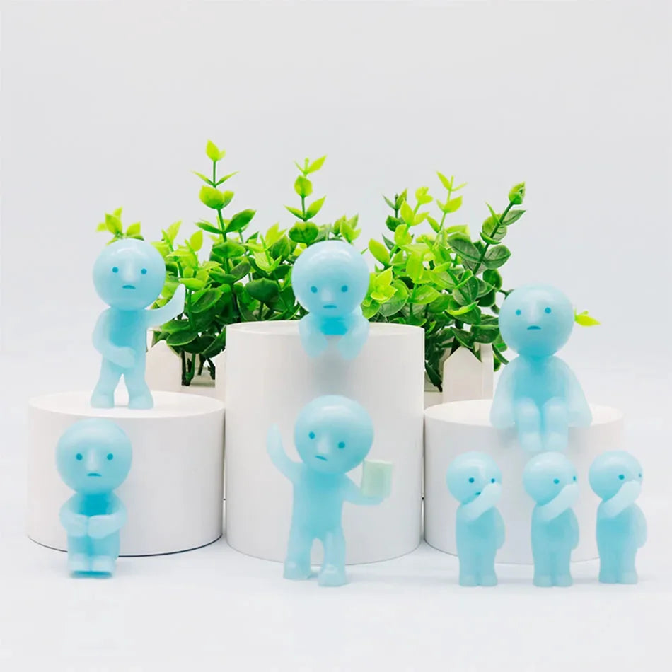 Surprise Gift Yoga Bedroom series multiple doll green noctilucent mysterious blind box action figures decoration model for toy