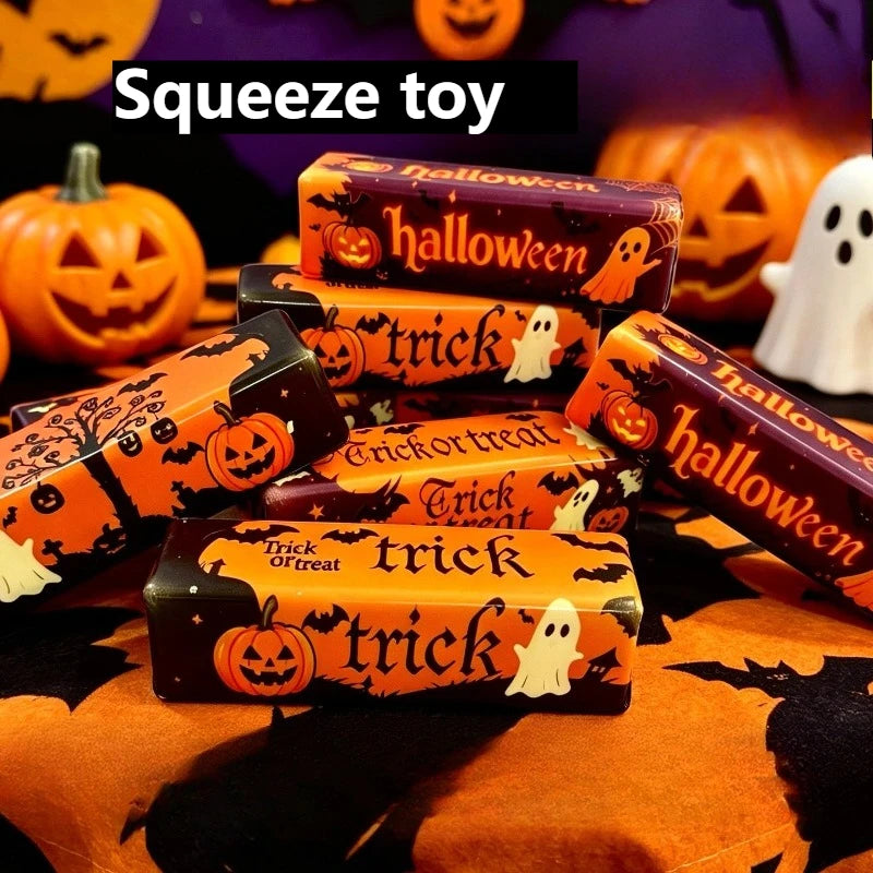 Halloween Special Edition Squishy Soap Anti-Stress Toy Simulated Butter Stress-Relieving Fidget Squishy Ball Relaxing Gift Party