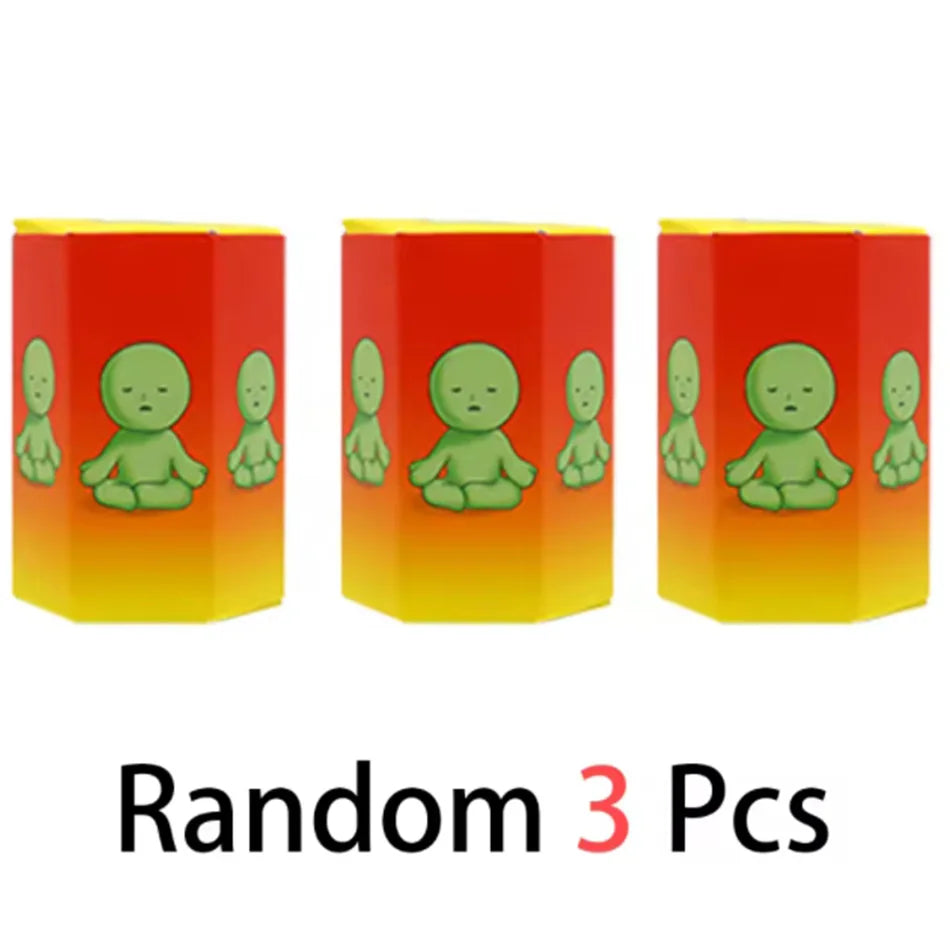 Surprise Gift Yoga Bedroom series multiple doll green noctilucent mysterious blind box action figures decoration model for toy