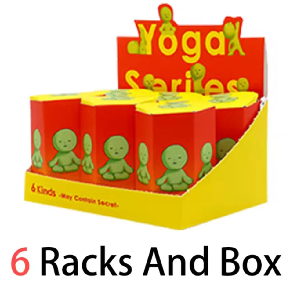 Surprise Gift Yoga Bedroom series multiple doll green noctilucent mysterious blind box action figures decoration model for toy