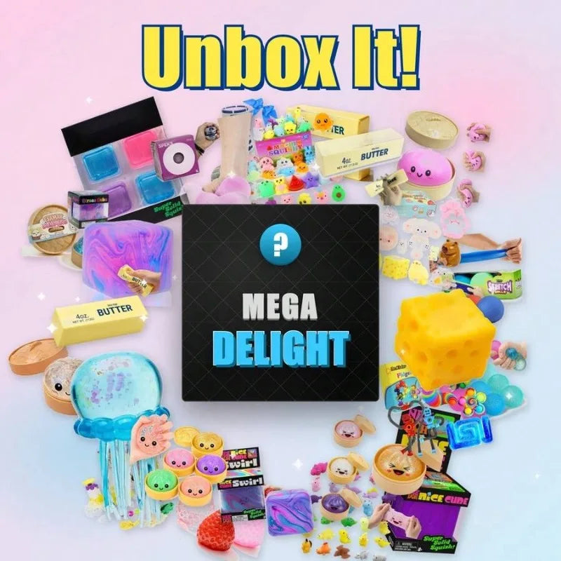Mix Squishy Random Fun Blind Box Surprise Toys 1 Pcs Cute Fidget Toy Guaranteed Funny Stress Relief Squeeze