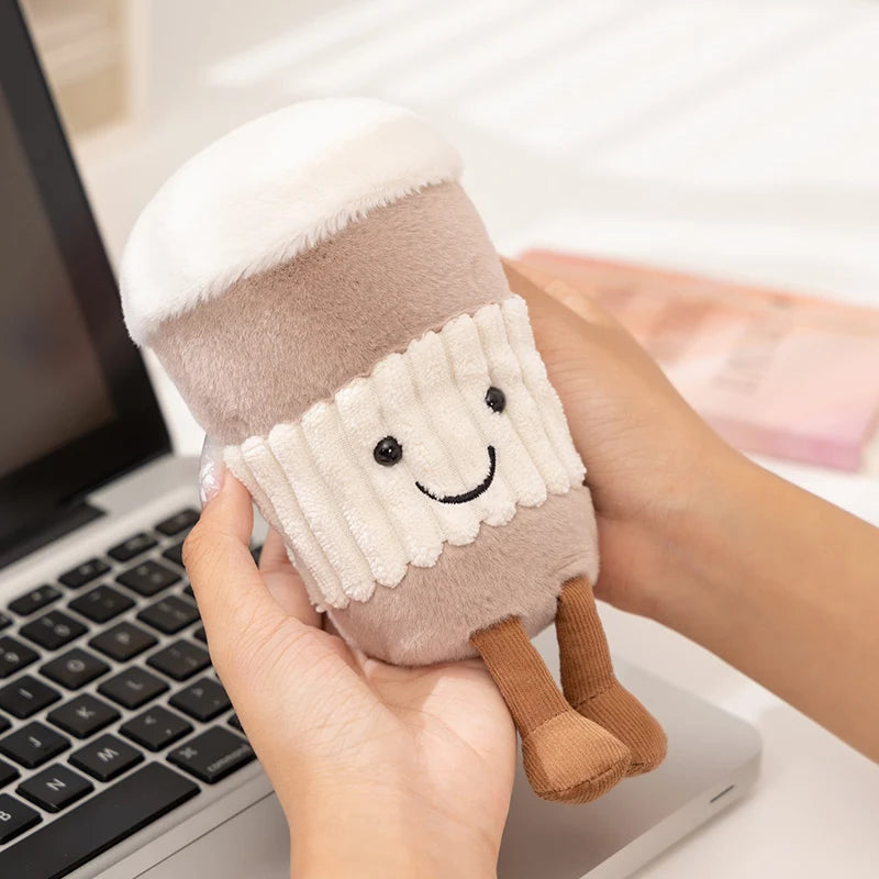 Cartoon Fun Hot Sell Cookie Plush Doll Pentant Cake Baguette Cinnamon Teapot Coffee Cup Plush Toy Home Decor Gift For Children