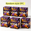 Halloween Dumpling Blind Box Stress Relief Sensory Fidget for Party Mystery Horror Dumplings with Steamer Anxiety Relief Gifts