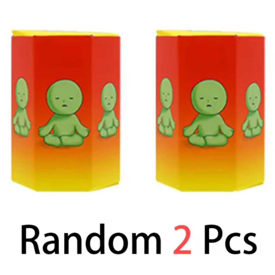 Surprise Gift Yoga Bedroom series multiple doll green noctilucent mysterious blind box action figures decoration model for toy